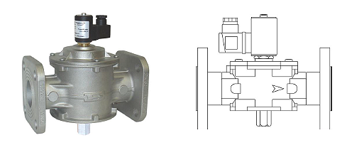 Клапан M16/RM N.С. DN25 – DN50 (фланцевое соединение)