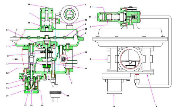 Регулятор RG/2MB DN32 – DN40 – DN50 (Р2=0,8-0,3 МПа)